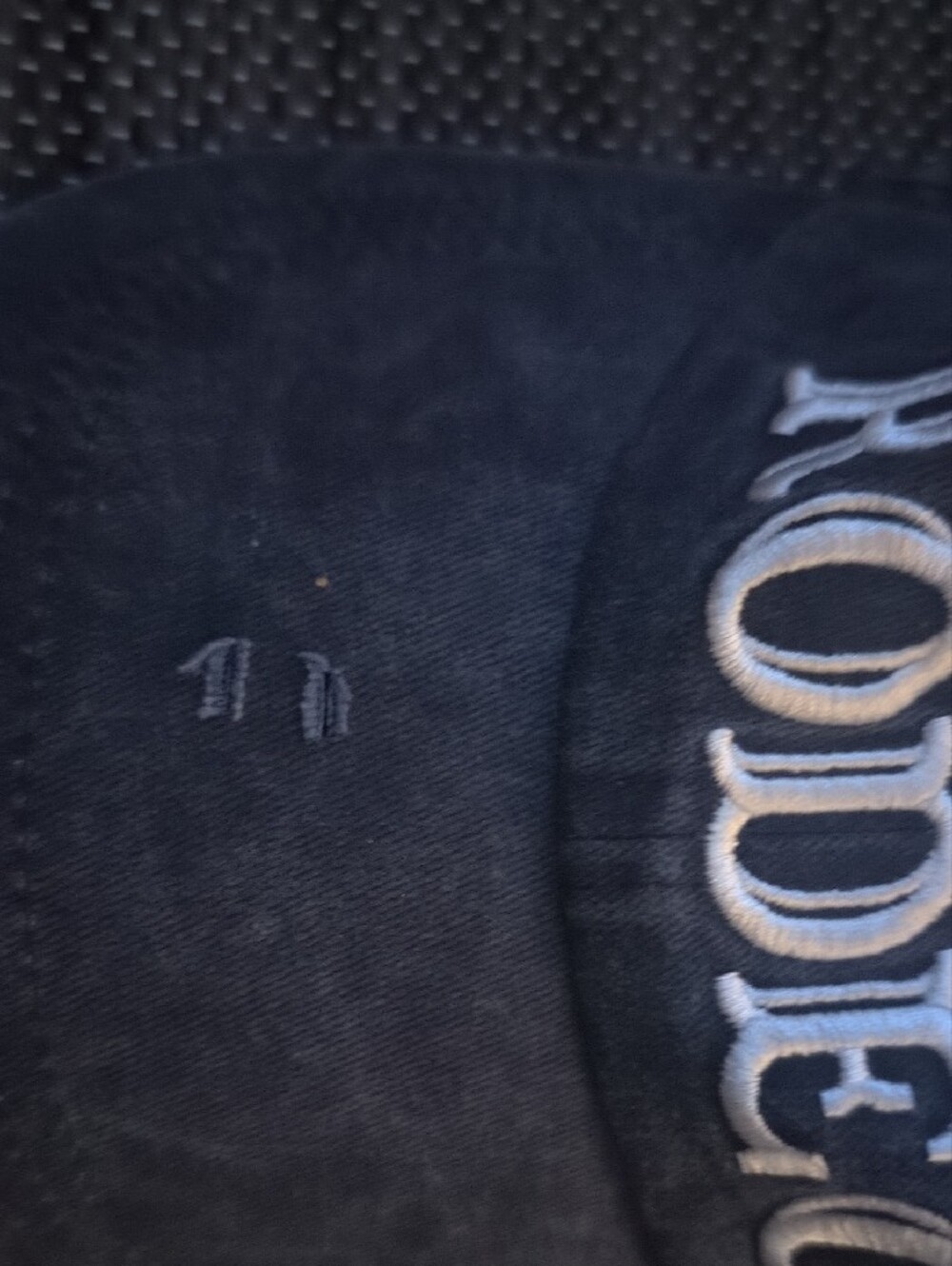 Navy "Not My First Rodeo" Embroidered Cap - Picture 5 of 6